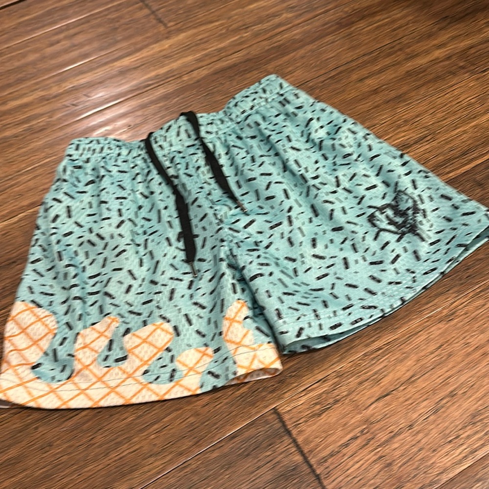 Boys baseball ice cream shorts